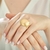 Anel Oval - Ouro Fosco - comprar online