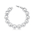 Pulseira Quadrados - Ródio Branco Fosco