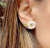 Brinco Flor Madrepérola Cristal Peridoto - 2 em 1 - comprar online