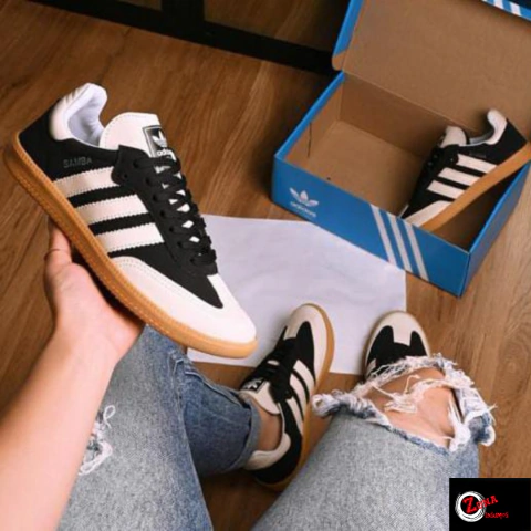 ZAPATILLAS ADIDAS SAMBA LINEA LUXO NEGRA Z1124 TALLE 34