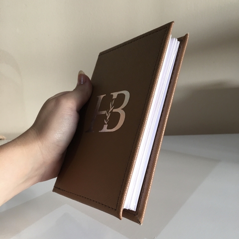 Caderno Luxo sem pauta