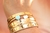 Bracelete inspiração inscrição C@rtier e zirconia - loja online