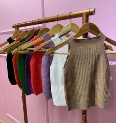 Cropped Tricot Gola Alta - comprar online