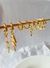 Argola Dourada Raio - comprar online