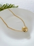 Colar Meia Esfera Dourada - comprar online