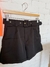 Short Alfaiataria Preto