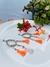 Brinco Flora Laranja - comprar online