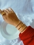 Bracelete Dourado Circulo - Dalice Acessórios