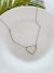 Chocker Coração Prata - comprar online