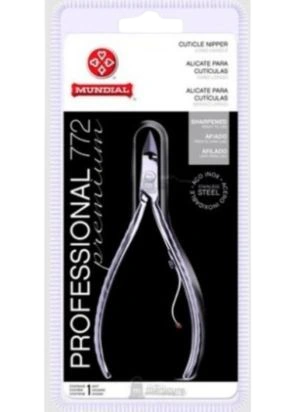 Alicate de Cutícula 772-PR Professional Aço Inox Mundial (afiado)