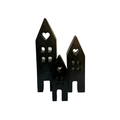 Estatuetas Trio de Casas na internet