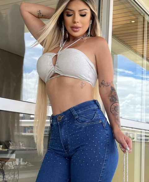 Calca skinny jeans com strass - comprar online