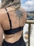 Conjunto alfaiataria cropped babado na internet