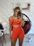 Conjunto alfaiataria cropped babado - Donna Xica