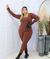 Macacão plus size transado atras