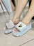 Tamanco branco com felcro - comprar online