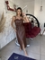 Vestido couro eco