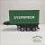 Miniatura - Conjunto Bug Porta Contêiner 20 Pés Chassi 3 Eixos - Preto - com Contêiner Evergreen - Escala 1:50 - comprar online