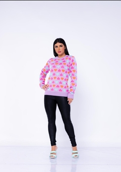 Blusa Tricô Coração REF: 4183