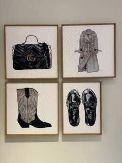 Quadro Lusso Quadrado 1 - 38x38 - loja online