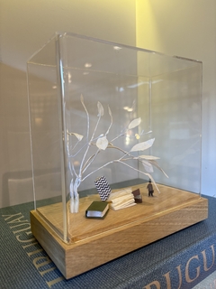 Escultura Livros Acrílico - Studio54decora