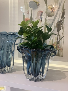 Vaso trouxinha azul M