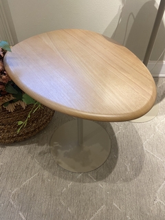 Mesa lateral folha madeira P