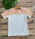 Camiseta Branca com Salmão - Hering
