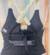 Maiô Preto com Trançado Off White (Adulto) - Maricota Kids