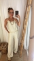 Macacão Gabriela Off White - comprar online