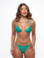 Biquíni Pedras Saint Tropez Cortininha Inteira Tira Fina Verde - comprar online