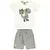 Conjunto 2 peças Up Baby Dinossauro Cinza/Branco na internet