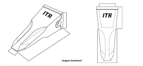 PONTA REFORÇADA 1U3452RCU / CATERPILLAR ITR na internet