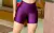 Short Curto em Poliamida 3D - Uva - comprar online