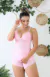 Baby Doll Helen em Liganete com Detalhes em Renda - Pink - comprar online