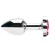 Plug P de Metal 7 X 2,8 cm Luxo Pedra Trevo - Pink en internet