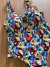 Maio Plus Size com Bojo - Cores Abstrata Azul