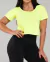 Verde - Regata Cropped Fitness