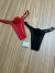 Calcinha Sensual Pompom Fio com Regulagem em Tule - Preto na internet