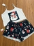Baby Doll em Suede Estampado - comprar online