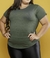 Preto - Blusa Regata Fitness Plus Size de Manga com Corte Arredondado - buy online