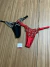 Calcinha Sensual Borboleta Semi Fio com Regulagem em Renda - Preto en internet