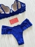 Conjunto Malu com Strass e Babadinho - Azul Bic - comprar online