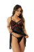 Camisola Carol sem Bojo Sexy - Preta com renda Rubi - buy online