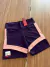 Short Curto em Poliamida - Uva com Detalhes rose