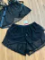 Baby Doll Sensual em Tule e Renda -Preto com Dourado - TODA CHIC GV