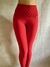 Calça Legging Alto Revelo Cós Alto e Alta Compressão - Vermelha