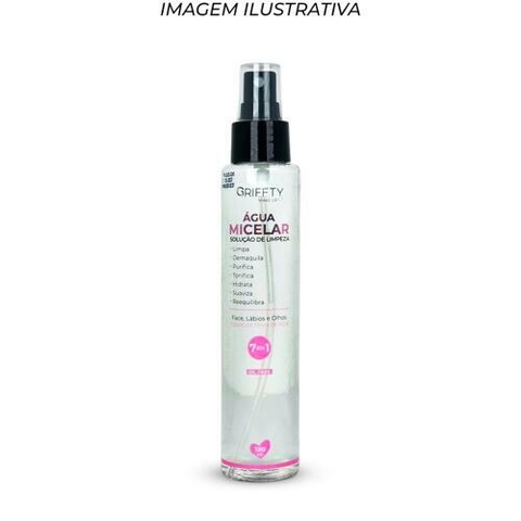 AGUA MICELAR 7 EM 1( 120 ML) GRIFFTY MAKEUP (