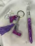 kit caneta + chaveiro pingente borboleta