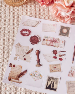 Kit Adesivos Cartas de Amor na internet